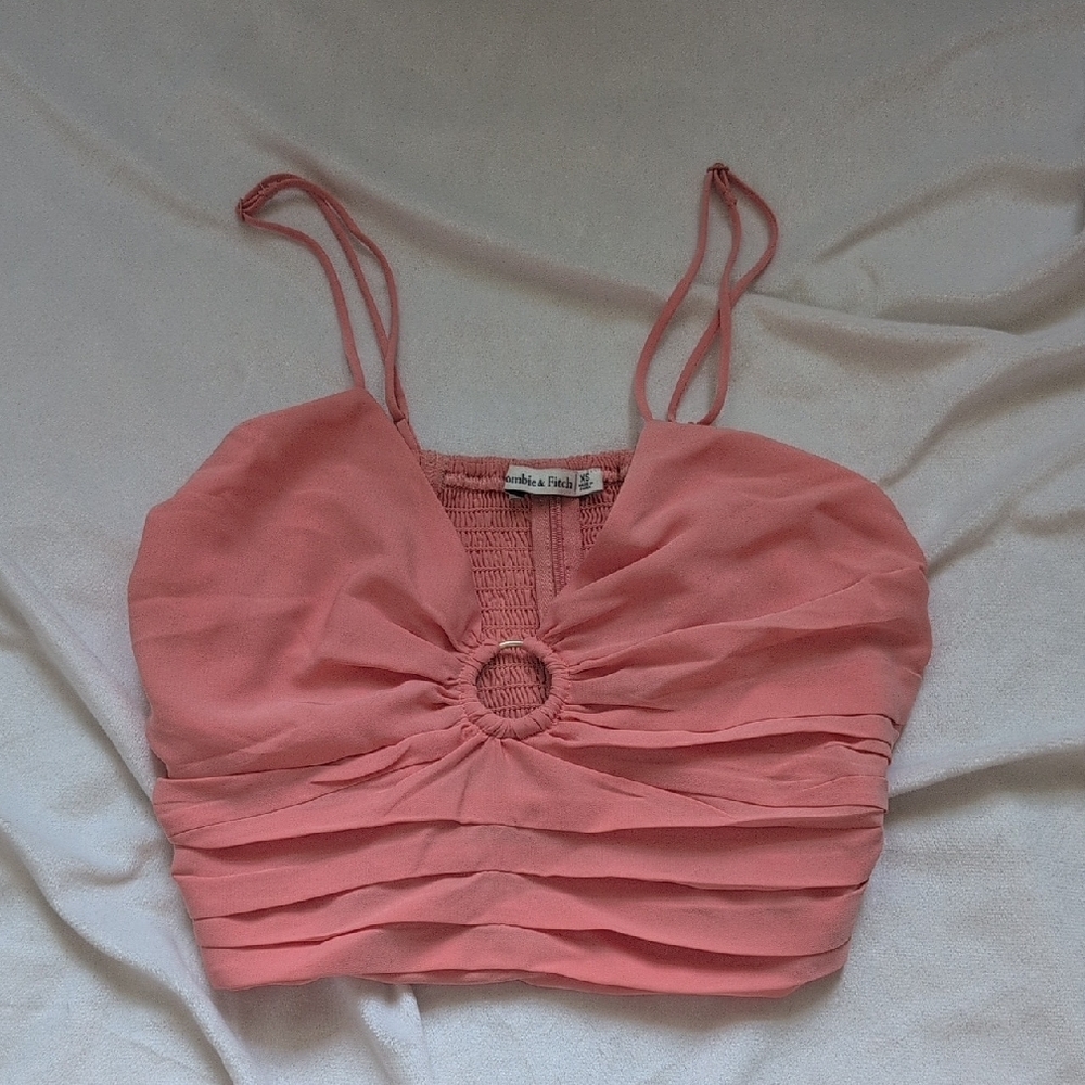 Women's Pink Sleeveless Top